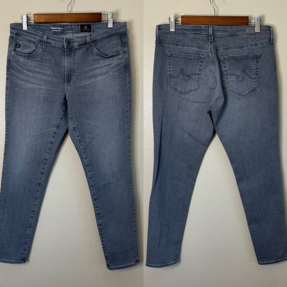 AG Adriano Goldschmied Legging Ankle Gray Jeans Size 30 - Picture 1 of 4